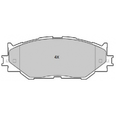 FBP-1807 FREMAX Комплект тормозных колодок, дисковый тормоз