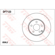 DF7123 TRW Тормозной диск