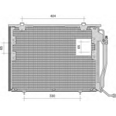 350203485000 MAGNETI MARELLI Конденсатор, кондиционер