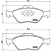 P 24 055 BREMBO Комплект тормозных колодок, дисковый тормоз