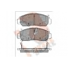 RB1543 R BRAKE Комплект тормозных колодок, дисковый тормоз