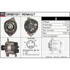 DRB0101 DELCO REMY Генератор