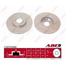 C30529ABE ABE Тормозной диск