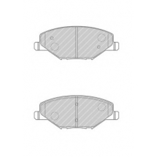 FDB4590 FERODO Комплект тормозных колодок, дисковый тормоз