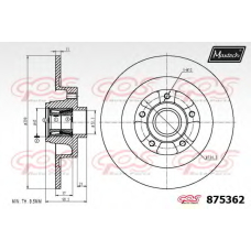 875362.6885 MAXTECH Тормозной диск