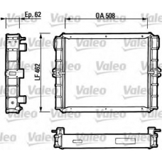 816651 VALEO Радиатор, охлаждение двигателя