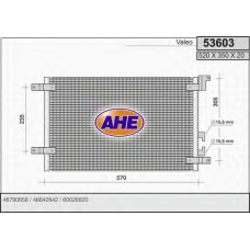 53603 AHE Конденсатор, кондиционер