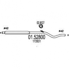 01.52800 MTS Средний глушитель выхлопных газов