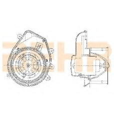 9006686 BEHR Blower unit