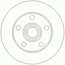 D2249 ROULUNDS Тормозной диск