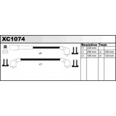 XC1074 QUINTON HAZELL Комплект проводов зажигания