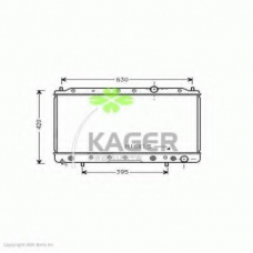 31-2199 KAGER Радиатор, охлаждение двигателя