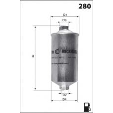 ELE6030 MECAFILTER Топливный фильтр