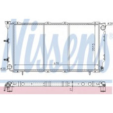 640961 NISSENS Радиатор, охлаждение двигателя