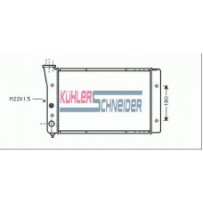 1318201 KUHLER SCHNEIDER Радиатор, охлаждение двигател