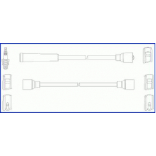 134409 Huco Ккомплект проводов зажигания