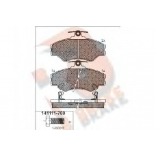 RB1111 R BRAKE Комплект тормозных колодок, дисковый тормоз