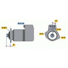 0 001 418 017 BOSCH Стартер