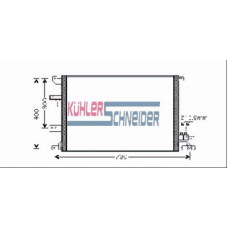 3320031 KUHLER SCHNEIDER Конденсатор, кондиционер