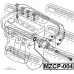 MZCP-004 FEBEST Прокладка, распределитель зажигания