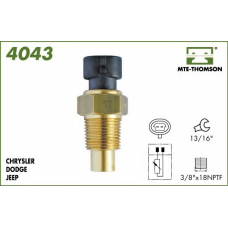 4043 MTE-THOMSON Датчик, температура охлаждающей жидкости