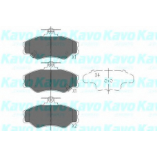 KBP-3002 KAVO PARTS Комплект тормозных колодок, дисковый тормоз