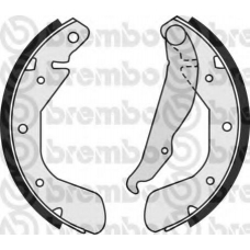 S 59 514 BREMBO Комплект тормозных колодок