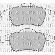BBP1697 BORG & BECK Комплект тормозных колодок, дисковый тормоз