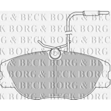 BBP1129 BORG & BECK Комплект тормозных колодок, дисковый тормоз