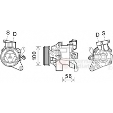 6051K096 SCHLIECKMANN Компрессор, кондиционер