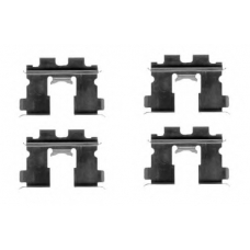 8DZ 355 205-341 HELLA PAGID Комплектующие, колодки дискового тормоза