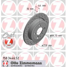 150.3446.52 ZIMMERMANN Тормозной диск