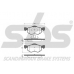 1501222569 S.b.s. Комплект тормозных колодок, дисковый тормоз