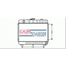 0402401 KUHLER SCHNEIDER Радиатор, охлаждение двигател