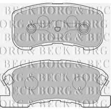 BBP1434 BORG & BECK Комплект тормозных колодок, дисковый тормоз