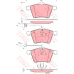 GDB1459 TRW Комплект тормозных колодок, дисковый тормоз