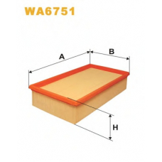 WA6751 WIX Воздушный фильтр