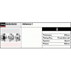 DC82828 DELCO REMY Тормозной суппорт