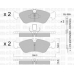 22-0311-0K METELLI Комплект тормозных колодок, дисковый тормоз