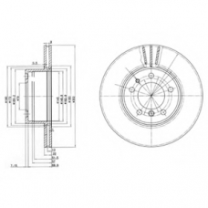 BG2433 DELPHI Тормозной диск