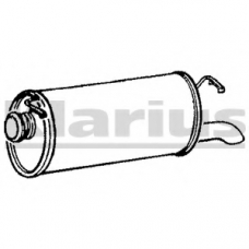210647 KLARIUS Глушитель выхлопных газов конечный