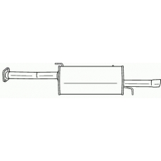 74602 SIGAM Глушитель выхлопных газов конечный