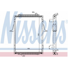 63788A NISSENS Радиатор, охлаждение двигателя