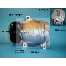 14-1113 AUTO AIR GLOUCESTER Компрессор, кондиционер