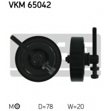 VKM 65042 SKF Натяжной ролик, поликлиновой  ремень