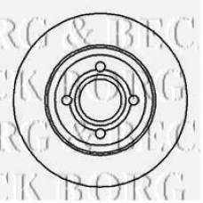 BBD4971 BORG & BECK Тормозной диск