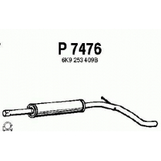 P7476 FENNO Средний глушитель выхлопных газов