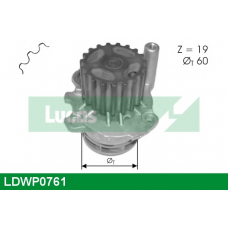 LDWP0761 TRW Водяной насос