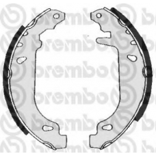 S 68 520 BREMBO Комплект тормозных колодок