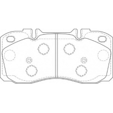 FD7330V NECTO Комплект тормозных колодок, дисковый тормоз